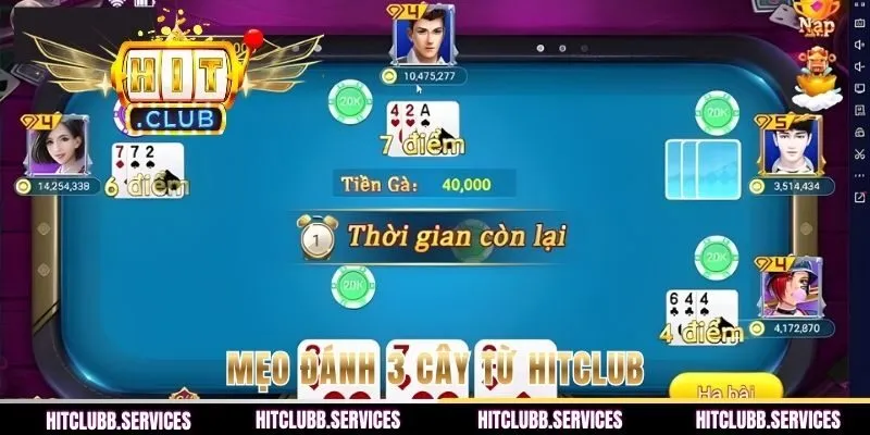 Mẹo đánh 3 cây từ HITCLUB